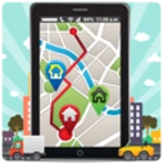 gps route address finder android application logo